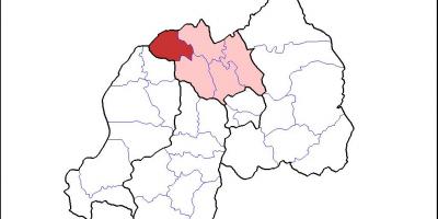 Karta över musanze Rwanda